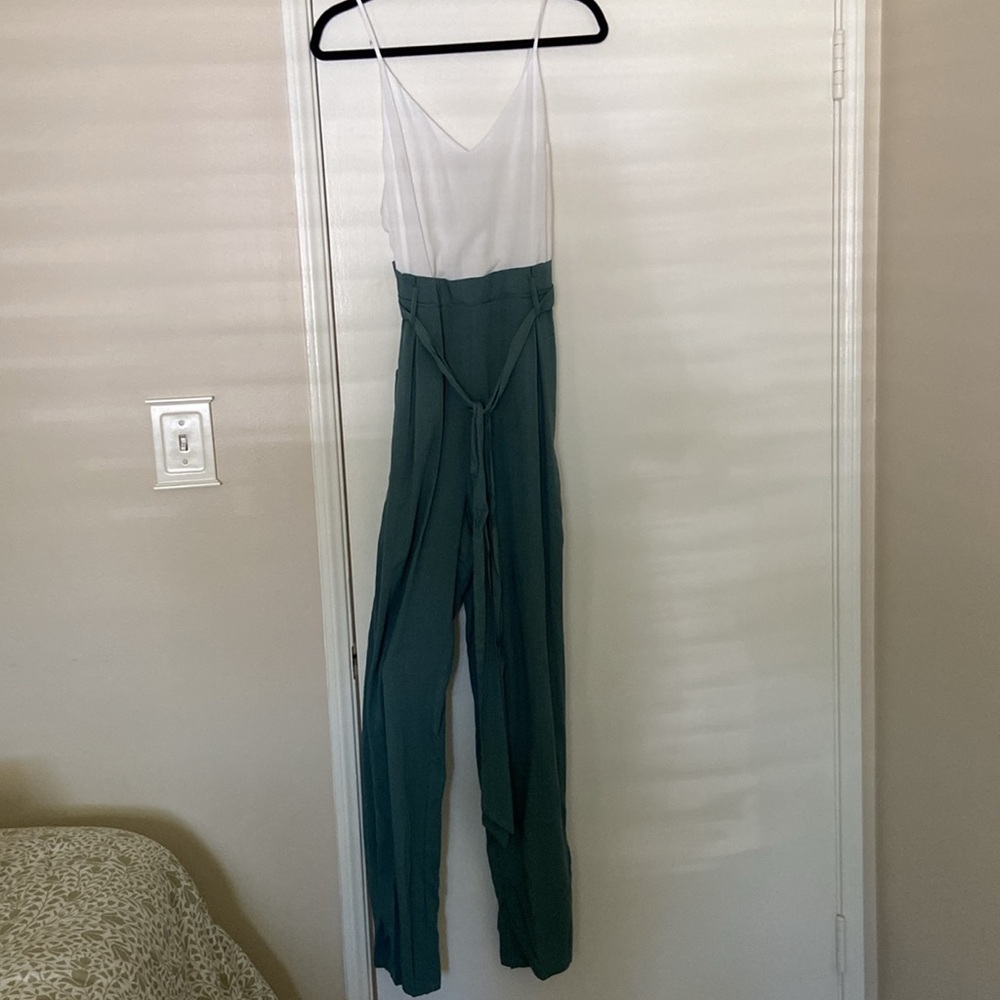 Wide-leg Flowy Tank Jumpsuit